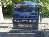 56 USAAF Glatton memorial stone.JPG
