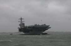 51 USS Gerald R Ford, Solent 2022.JPG